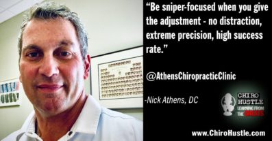 Treat yourself like a professional athlete and enjoy your practice with Nick Athens, DC - Chiro Hustle Podcast 186