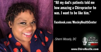 Getting Hit with a Green Book with Dr. Sherri Mosley DC - Chiro Hustle Podcast 206