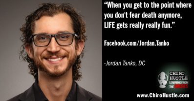 Desde el borde de la muerte hasta la prosperidad con el Dr. Jordan Tanko DC - Chiro Hustle Podcast 240
