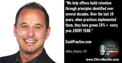 How to Grow your Chiropractic Cash Practice 24% with Dr Miles Bodzin DC - Chiro Hustle Podcast 308