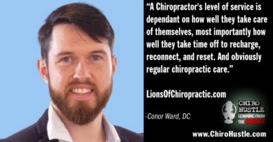 A Chiropractor goes from Mechanistic to Vitalistic with Dr Conor Ward DC - Chiro Hustle Podcast 311