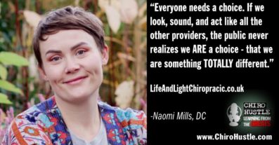 Vitalism In Chiropractic with Dr Naomi Mills DC - Chiro Hustle Podcast 312