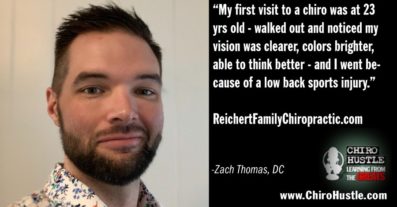 Vitalism and Powerful Mentors in Chiropractic with Dr Zach Thomas DC - Chiro Hustle Podcast 327