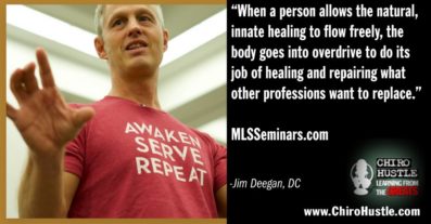 Follow the Natural Laws of Chiropractic with Dr Jim Deegan DC - Chiro Hustle Podcast 338