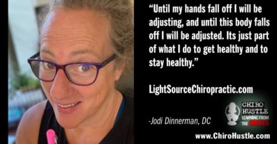 Haz espacio en tu corazón para la quiropráctica con la Dra. Jodi Dinnerman DC - Pt 2 - Chiro Hustle Podcast 408